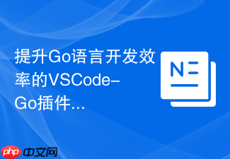 提升go语言开发效率的vscode-go插件配置技巧