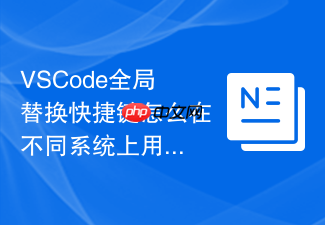 vscode全局替换快捷键怎么在不同系统上用