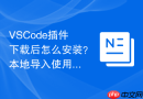 VSCode插件下载后怎么安装？本地导入使用教程
