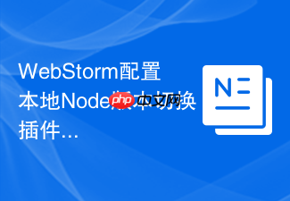 webstorm配置本地node版本切换插件nvm方法