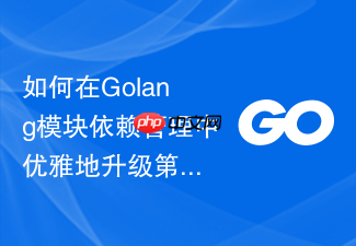 如何在golang模块依赖管理中优雅地升级第三方包