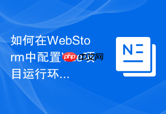 如何在webstorm中配置vue项目运行环境