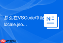 怎么在VSCode中配置locale.json文件
