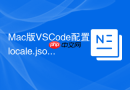 Mac版VSCode配置locale.json中文教程