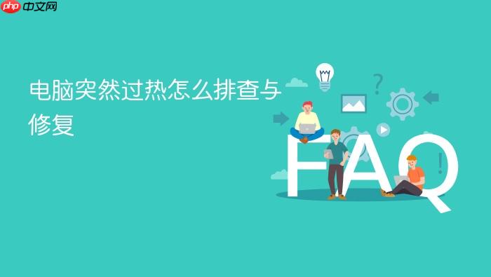 电脑突然过热怎么排查与修复