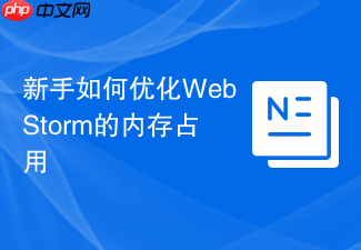 新手如何优化webstorm的内存占用
