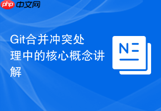 git合并冲突处理中的核心概念讲解