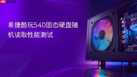希捷酷玩540固态硬盘随机读取性能测试