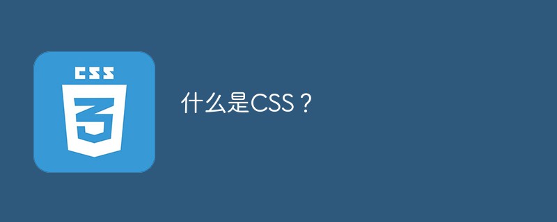 什么是CSS？