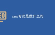 seo专员是做什么的