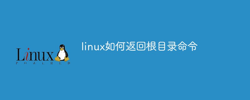 linux如何返回根目录命令