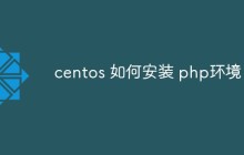 centos 如何安装 php环境