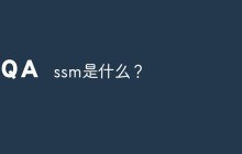 ssm是什么？