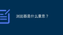 What does browser mean?