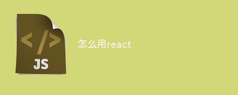 怎么用react