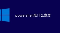 What does powershell mean?