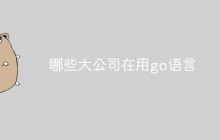 哪些大公司在用go语言