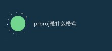prprojの形式は何ですか?