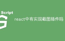 react中有实现截图插件吗