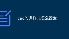 So legen Sie den Punktstil von CAD fest