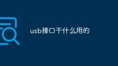 Wozu dient die USB-Schnittstelle?