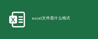 excel文件是什么格式