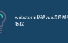 webstorm搭建vue项目新手教程