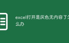 excel打开是灰色无内容了怎么办
