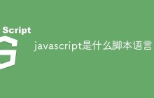 javascript是什么脚本语言