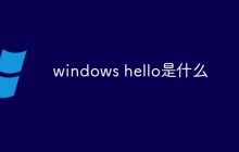 windows hello是什么