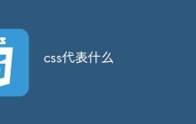 css代表什么