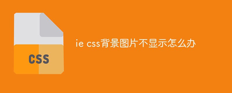 ie css背景图片不显示怎么办