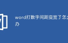 word打数字间距变宽了怎么办