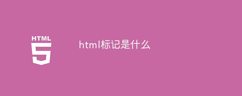 html标记是什么