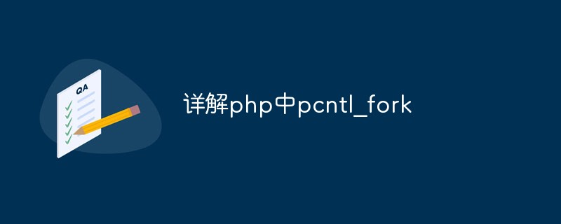 Detailed explanation of pcntl_fork in php