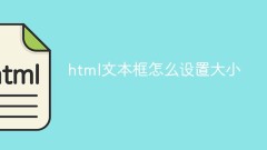 How to set the size of html text box