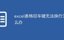 excel表格回车键无法换行怎么办