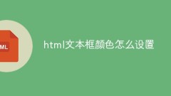 How to set the color of html text box