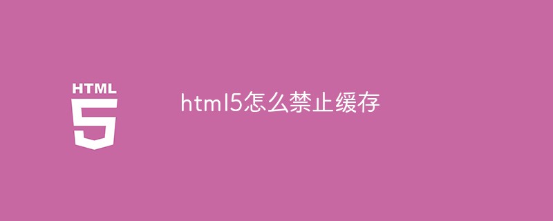 html5怎麼禁止緩存