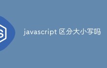 javascript区分大小写吗
