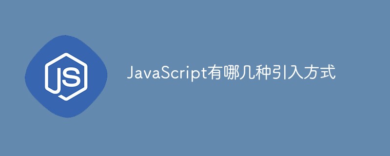 JavaScript를 도입하는 방법은 무엇입니까?