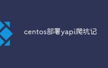 有关centos部署yapi的问题记录