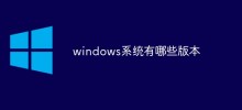 windows系统有哪些版本