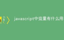 javascript中变量有什么用