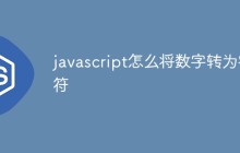 javascript怎么将数字转为字符