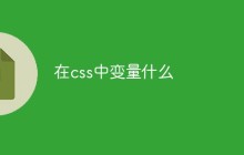在css中变量什么