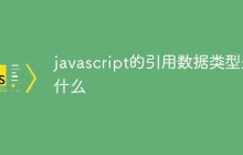 javascript的引用数据类型是什么