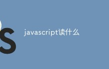 javascript读什么