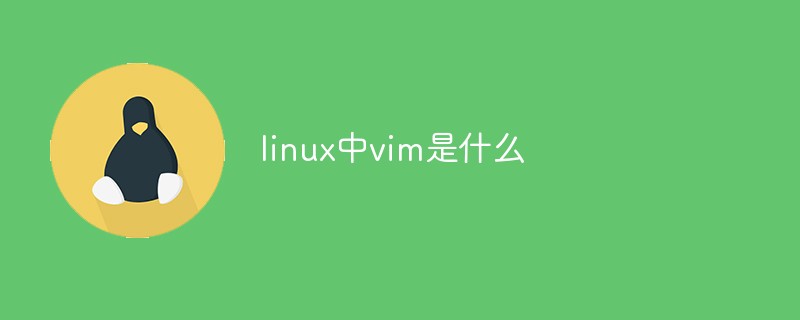 What is vim in linux
