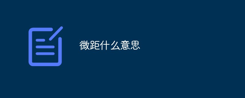 マクロってどういう意味ですか？